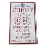 C&F Wooden Christ Is The Center Quote Plaque